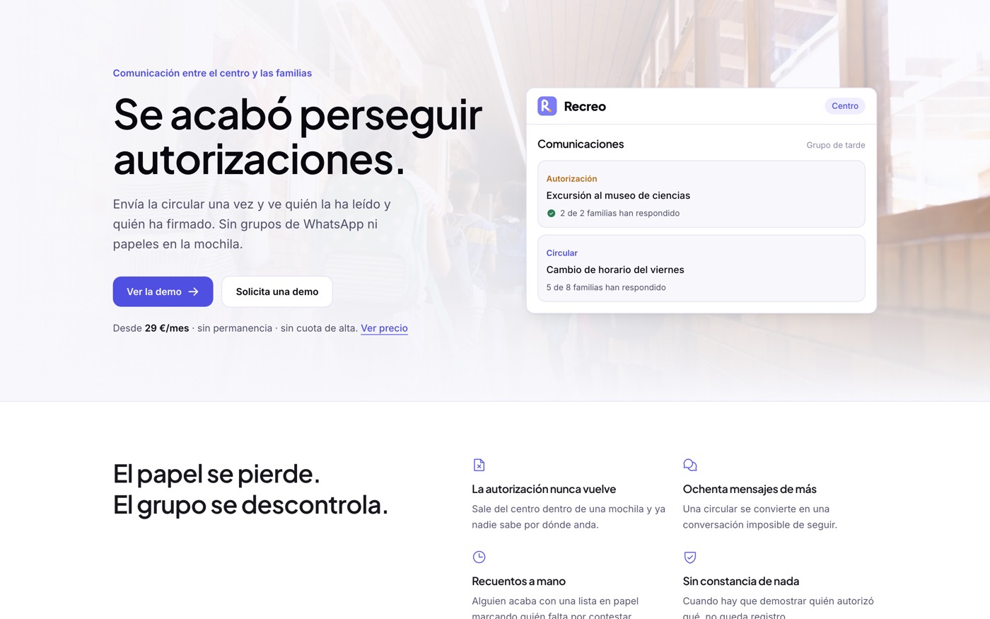Captura de la web de Recreo